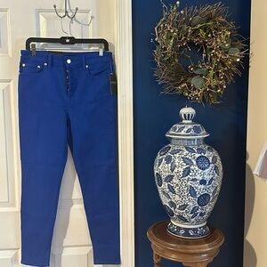 NWT Women’s Lauren Ralph Lauren High Rise Super Stretch Skinny Ankle Jeans Sz 8